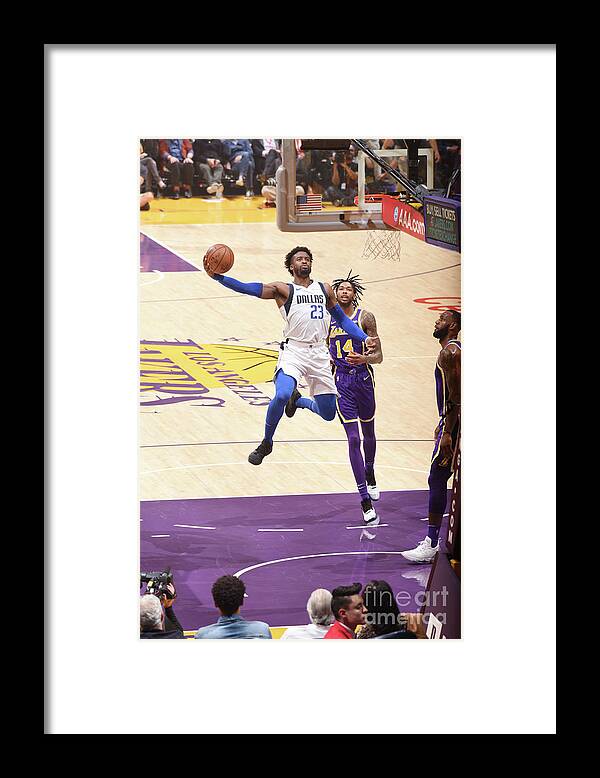 Wesley Matthews Framed Print featuring the photograph Wesley Matthews by Juan Ocampo