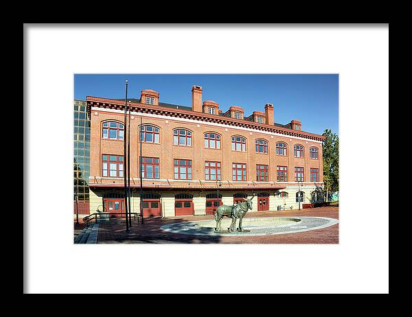 Train Framed Print featuring the photograph Western Maryland Railway Station - Cumberland by Susan Rissi Tregoning
