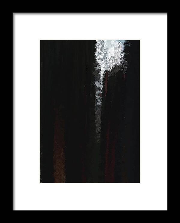 Mortality Framed Print featuring the digital art What Waits by Edward Lee
