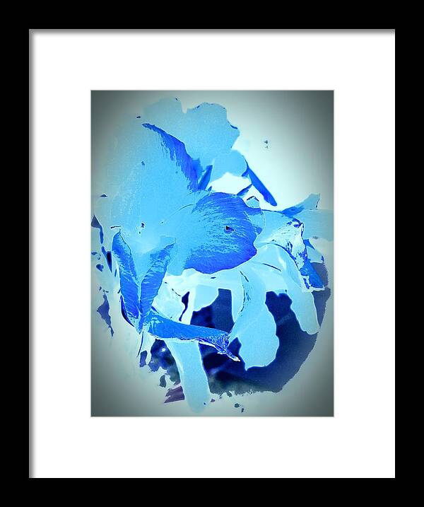 Abstract Framed Print featuring the digital art What You Make of it. by Loraine Yaffe