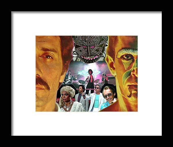 Miami Vice Framed Print featuring the digital art Whatever Works by Mark Baranowski