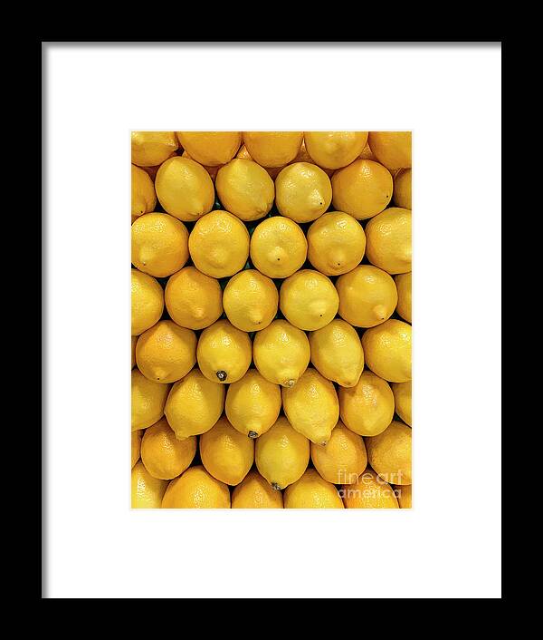 “when Life Gives You Lemons Framed Print featuring the photograph When Life Gives You Lemons by David Zanzinger