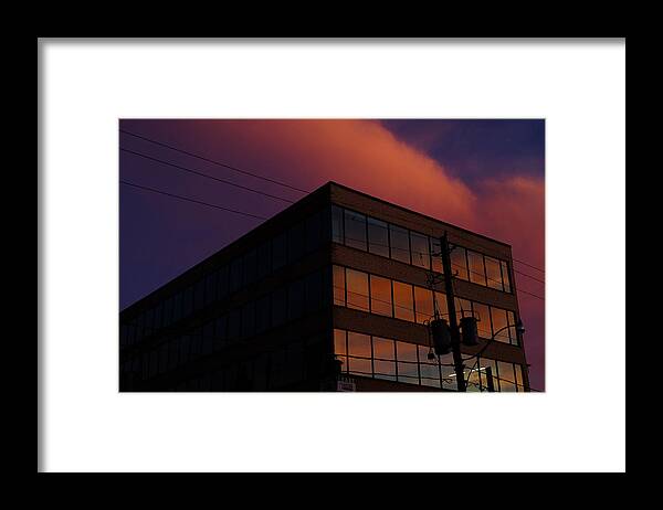 Sky Framed Print featuring the photograph when the sky gives you a toothache II by Kreddible Trout