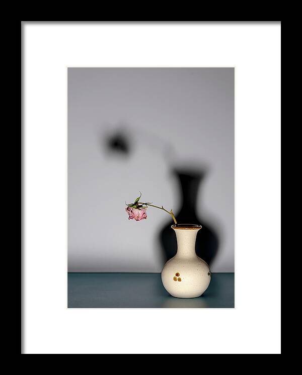 Shadow Framed Print featuring the photograph When you shadow is bigger than yourself by Alessandra RC