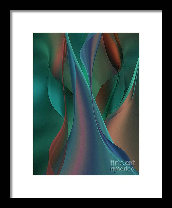 Remeber Framed Print featuring the digital art Whenever I Remember It by Leo Symon
