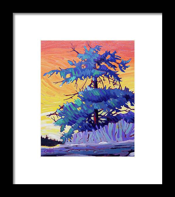 Landscape Canadian Paintings Oil Paintings Prints Original Paintings Canadian Art Framed Print featuring the painting Whiffin Morning by Rob Owen