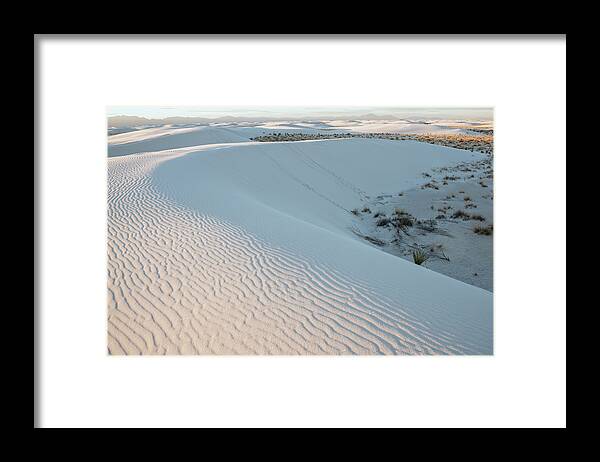 Loree Johnson Photography Framed Print featuring the photograph White Dunes by Loree Johnson