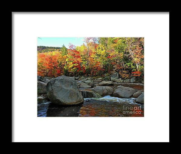  River Framed Print featuring the photograph White Mountains #3 by Marcia Lee Jones