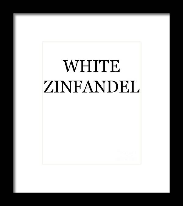 Halloween Framed Print featuring the digital art White Zinfandel Wine Costume by Flippin Sweet Gear