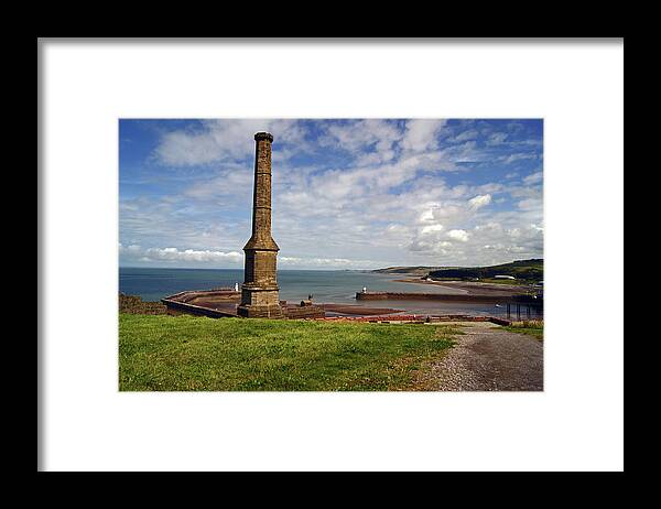 Cumbria Framed Print featuring the photograph WHITEHAVEN. The Candlestick. by Lachlan Main
