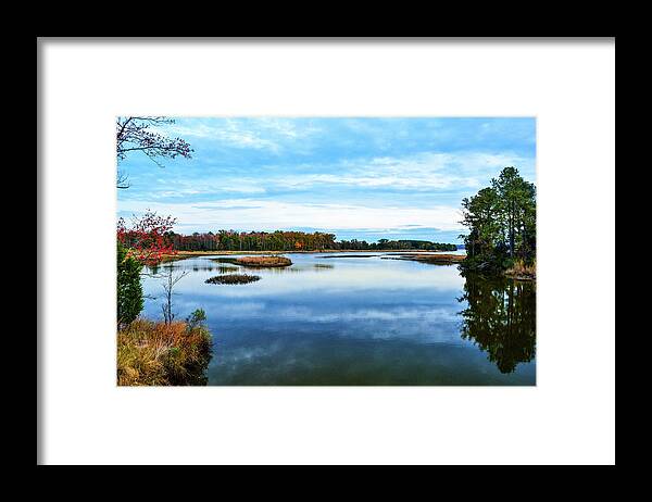 River Framed Print featuring the photograph Wicomico River by Addison Likins