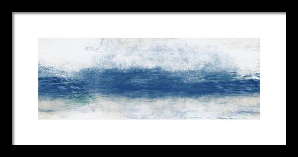 Beach Framed Print featuring the mixed media Wide Open Ocean- Art by Linda Woods by Linda Woods