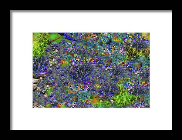 Flower Framed Print featuring the photograph Wild Asters by Wayne King