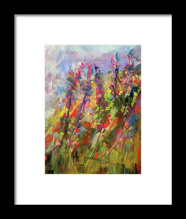 Floral Framed Print featuring the painting Wildest Dreams by Bonny Butler