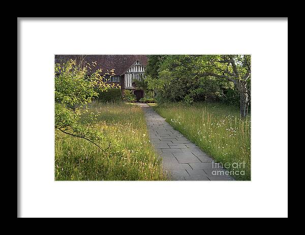 Wildflower Framed Print featuring the photograph Wildflower meadow, Great Dixter House and Gardens by Perry Rodriguez