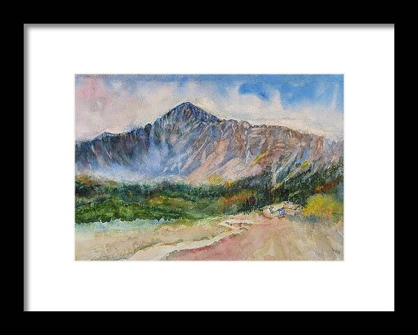 Telluride Framed Print featuring the painting Wilson Mesa by Jackson Ordean
