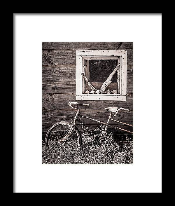 Artistic Framed Print featuring the photograph Window In Tandem, McClellanville, South Carolina by Dawna Moore Photography