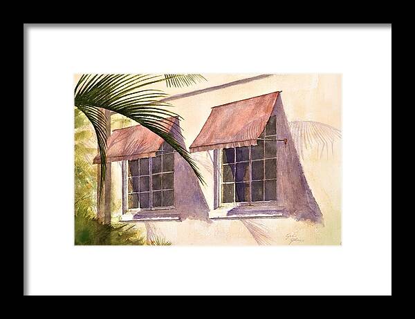 Windows Framed Print featuring the painting Windows by John Glass
