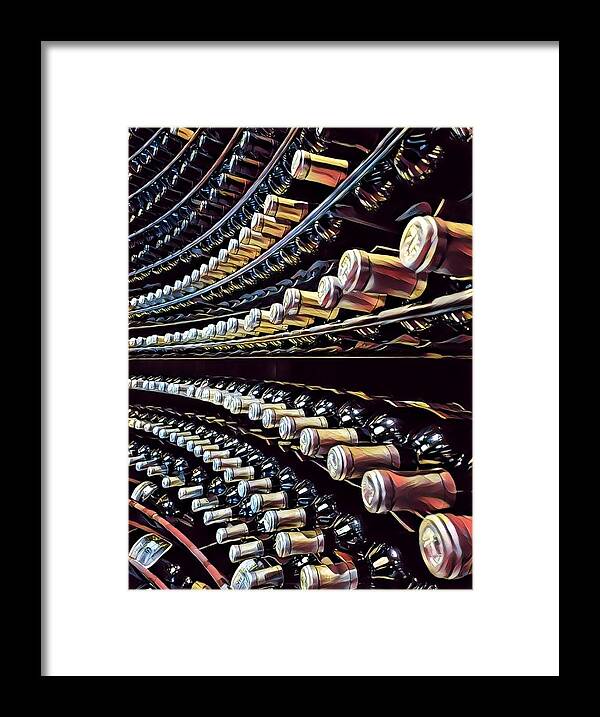  Framed Print featuring the photograph Wine Bottles - California by Adam Green