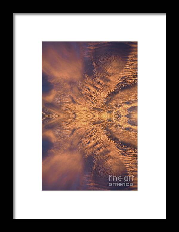 Clouds Framed Print featuring the digital art Wings of air and light by Adriana Mueller