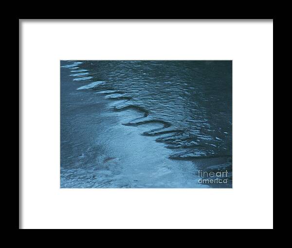  Framed Print featuring the photograph Winter Chatham Pond by Mary Kobet
