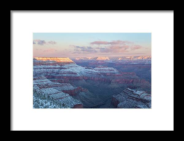 Landscape Framed Print featuring the photograph Winter in Canyon by Jonathan Nguyen