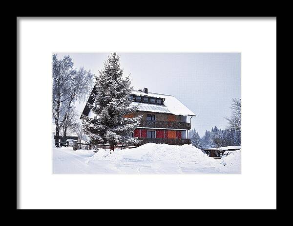 Winter Framed Print featuring the photograph Winter in Fleckl, Germany by Tatiana Travelways