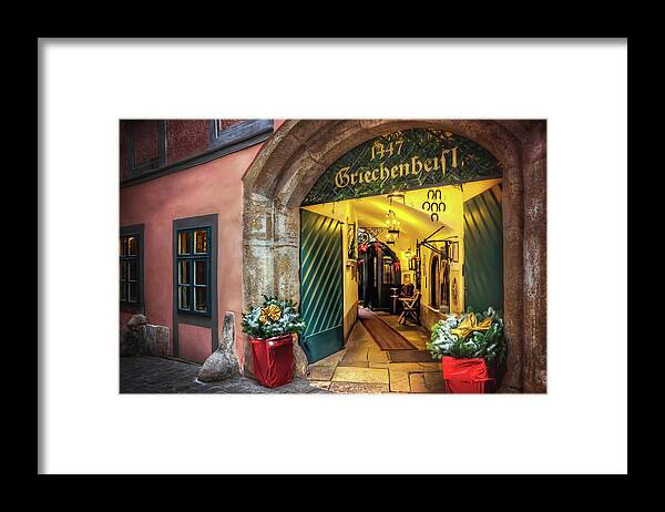 Vienna Framed Print featuring the photograph Winter in Vienna by Carol Japp