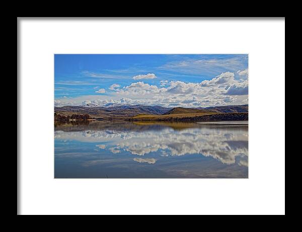 Lake Framed Print featuring the photograph Winter Lake by Dart Humeston