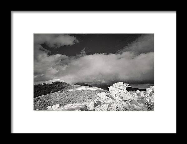 4000 Footer Framed Print featuring the photograph Winter Magic, Mount Eisenhower by Jeff Sinon