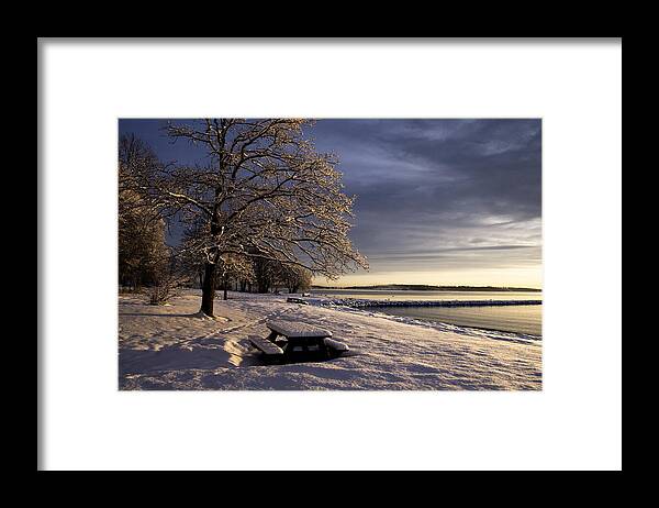  Framed Print featuring the photograph Winter Morning by Randi Grace Nilsberg