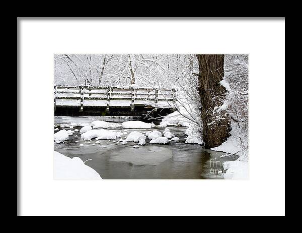 Winter Framed Print featuring the photograph Winter Scene by Rich S