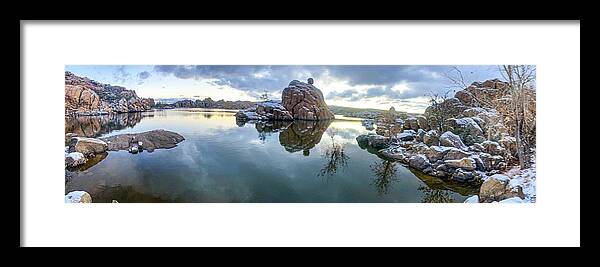  Framed Print featuring the photograph Winter serene by Rick Reesman