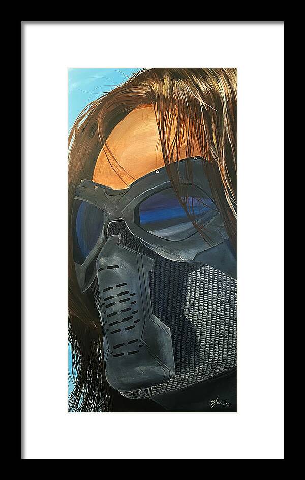 Art Framed Print featuring the painting Winter Soldier by Michael McKenzie