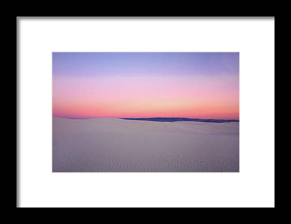 Sunset Framed Print featuring the photograph Winter Sunset Glow by Jerry Griffin