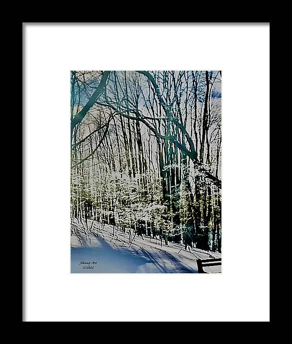 Snow Framed Print featuring the photograph Winter Wonderland by John Anderson