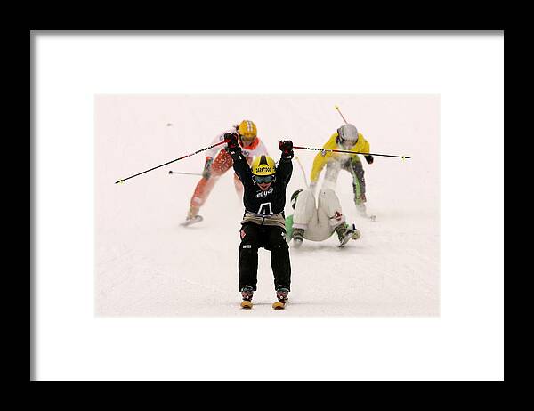Aspen Framed Print featuring the photograph Winter X Games 10 Women's Skier X by Doug Pensinger