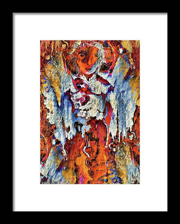 Angels Framed Print featuring the painting Wisdom Angel by Natalie Holland