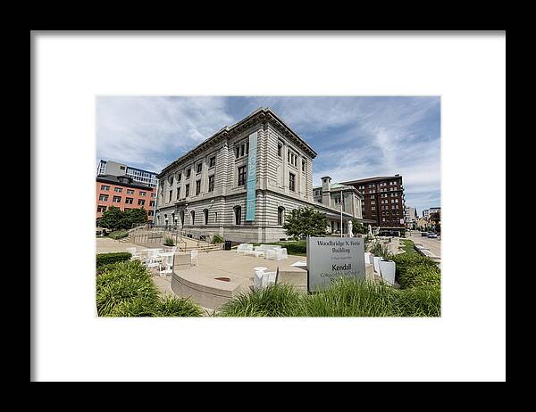 Canon Framed Print featuring the photograph Woodbridge N Ferris Building by John McGraw