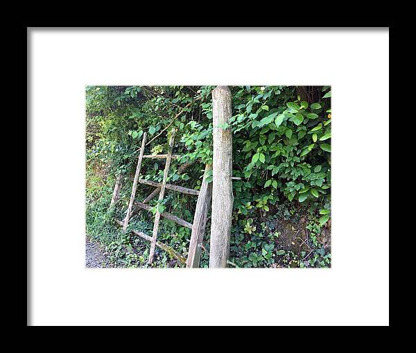  Framed Print featuring the photograph Wooden Gate by Naomi Wittlin