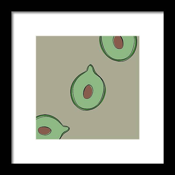 Abstract Framed Print featuring the digital art woody Vine - Minimal, Modern - Contemporary Abstract Painting by Studio Grafiikka