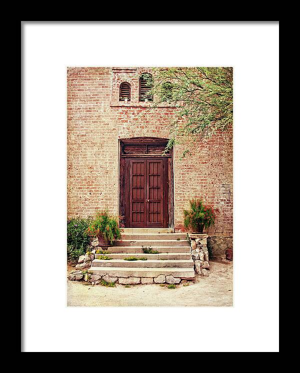 Doors Framed Print featuring the photograph World of Brick by Carmen Kern