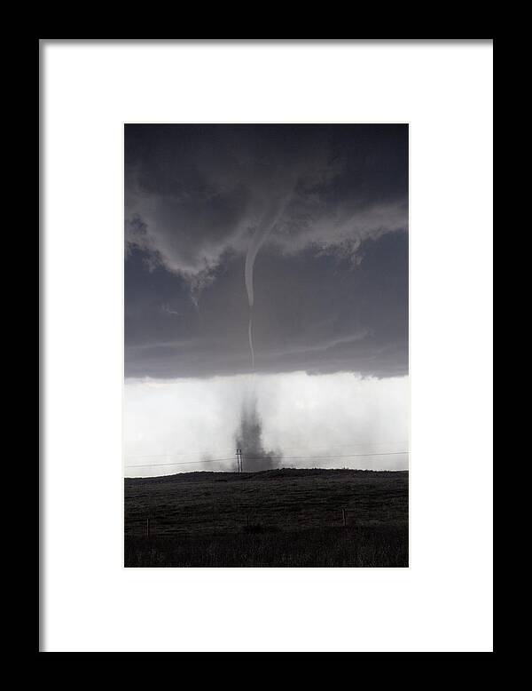 Nebraskasc Framed Print featuring the photograph Wray Colorado Tornado 056 by Dale Kaminski