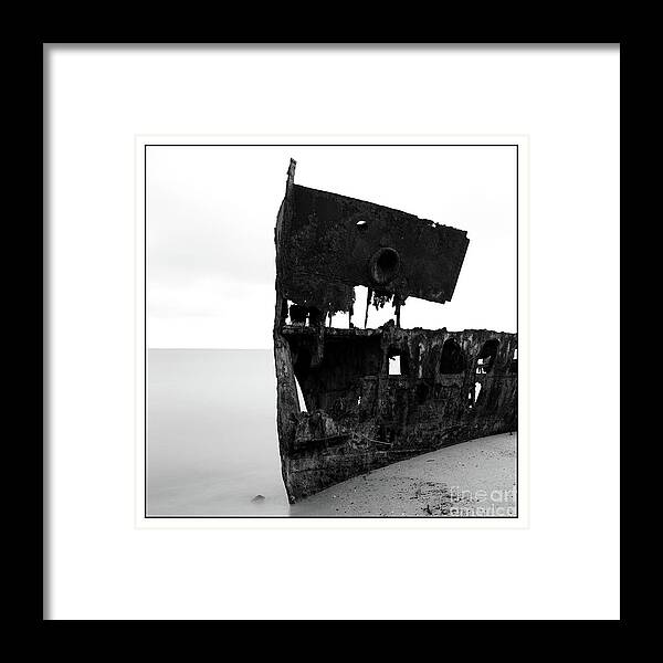 Gayundah Framed Print featuring the photograph Wreck by Russell Brown