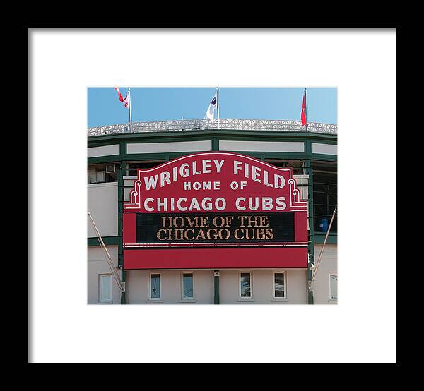 Cubs Framed Print featuring the photograph Wrigley Field  by Paul Plaine