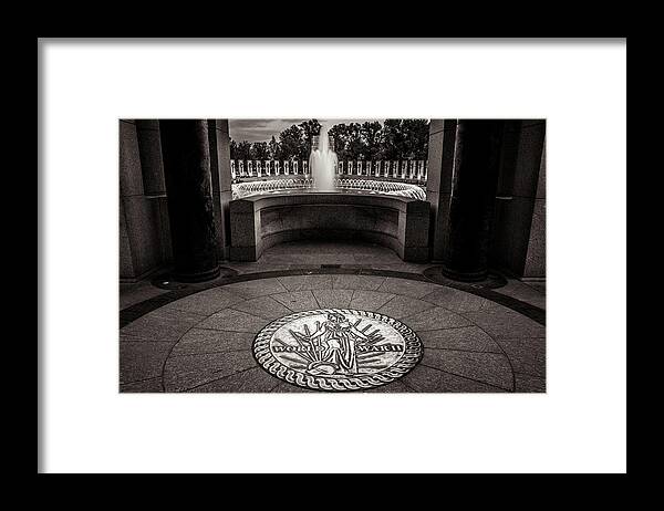 Landscape Photography Framed Print featuring the photograph WWII Memorial Washington DC by Scott McGuire