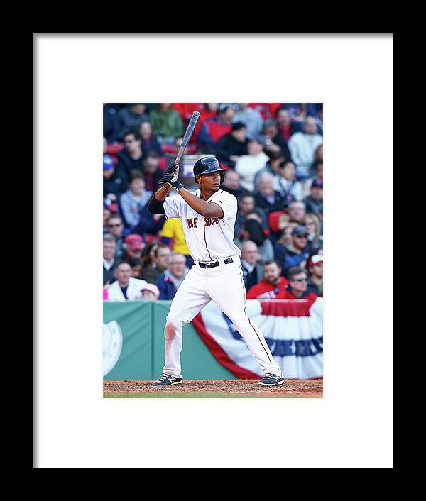 American League Baseball Framed Print featuring the photograph Xander Bogaerts by Jared Wickerham