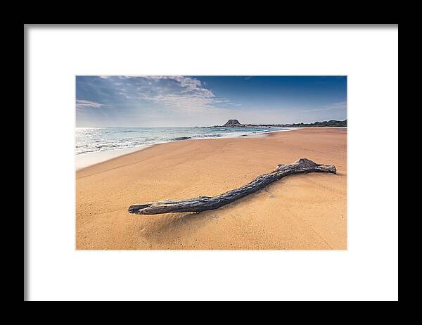 Tranquility Framed Print featuring the photograph Yala beach by Daniele Carotenuto Photography