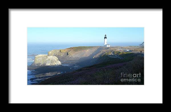 Denise Bruchman Photography Framed Print featuring the photograph Yaquina Head Lighthouse by Denise Bruchman