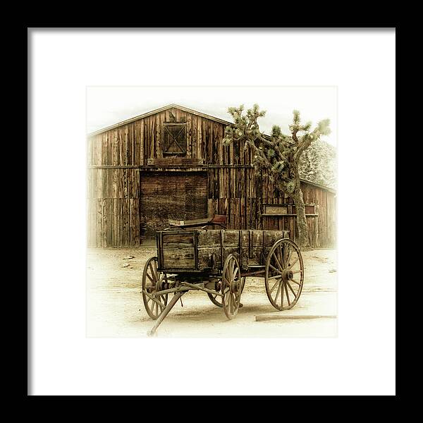 Nostalgic Framed Print featuring the photograph Years Gone By by Karen Harrison Brown